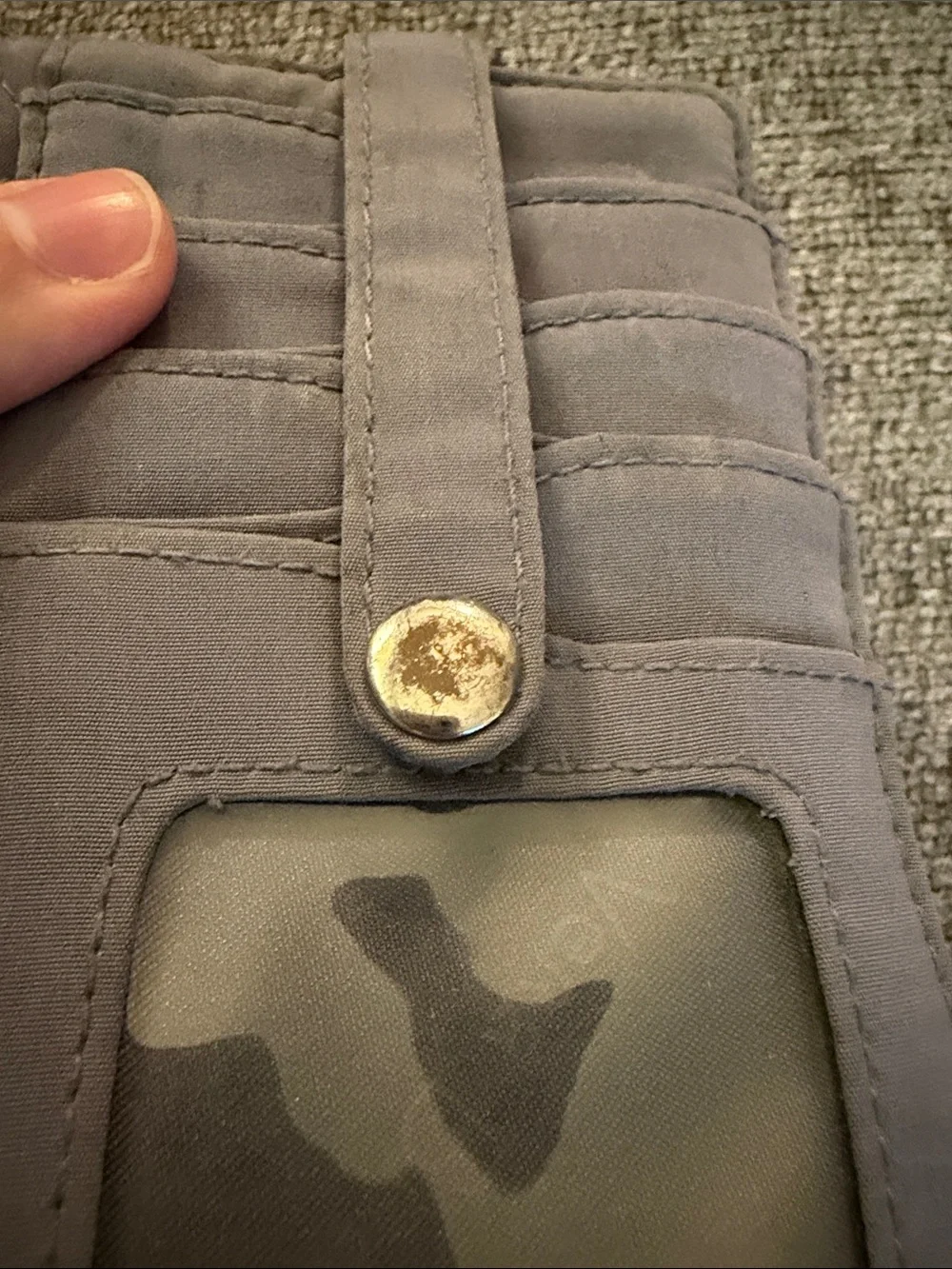 Vera Bradley compact quilted